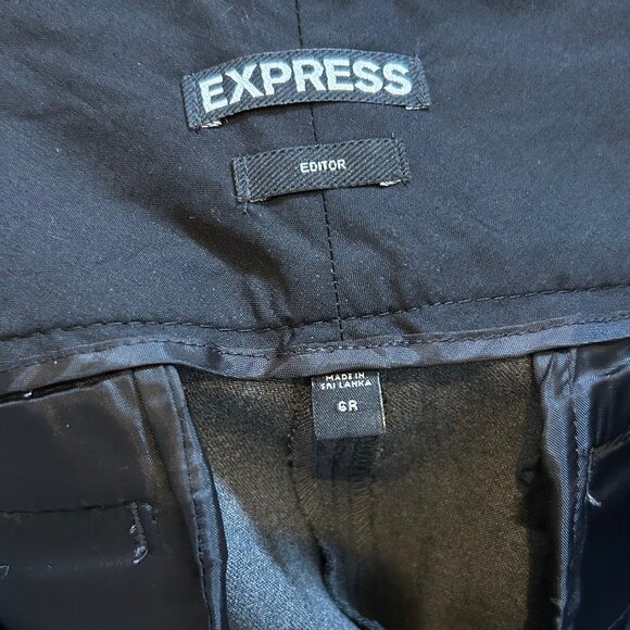 Express Editor Dark Grey Pants - Picture 7 of 8